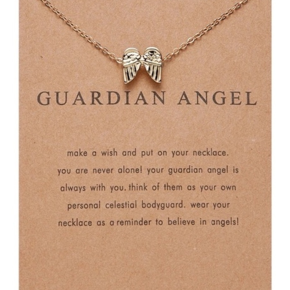 “Guardian Angel” pendant necklace